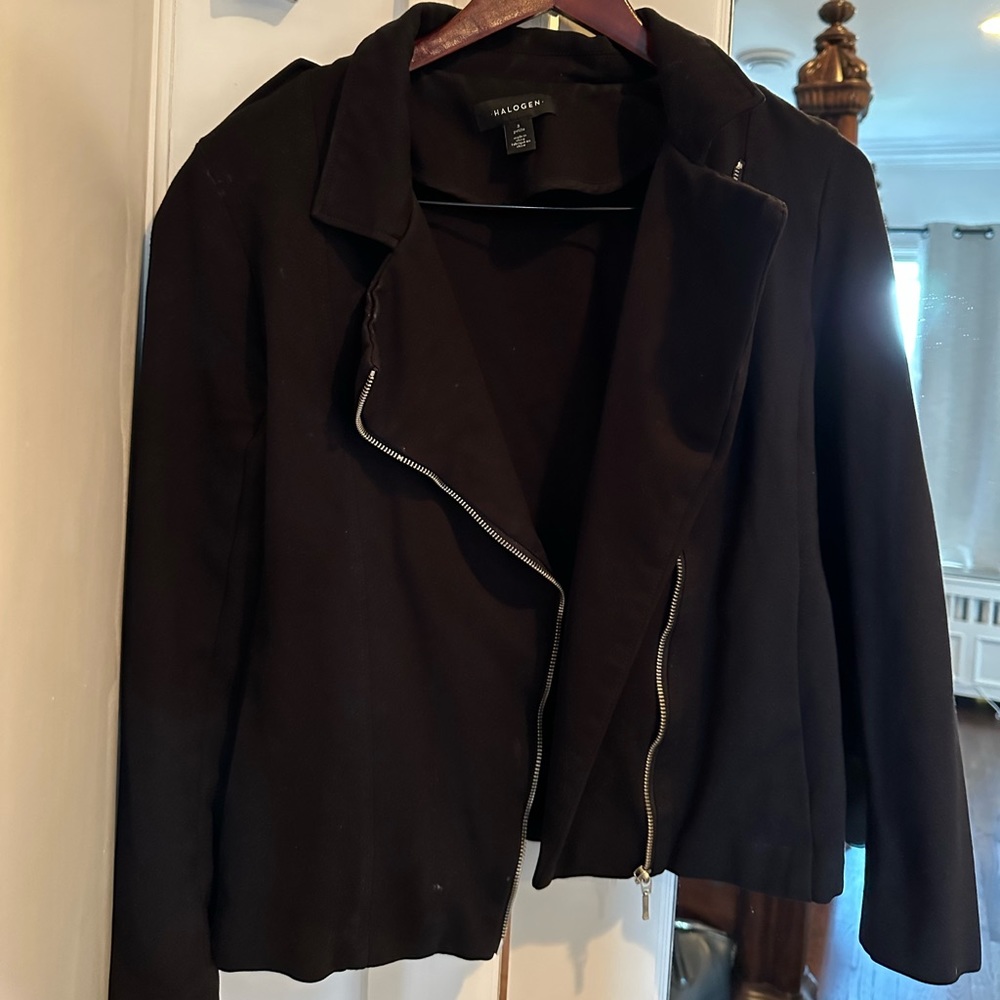Cotton black vest/blazer
